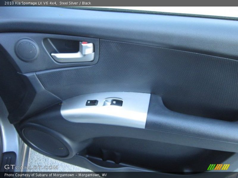Steel Silver / Black 2010 Kia Sportage LX V6 4x4