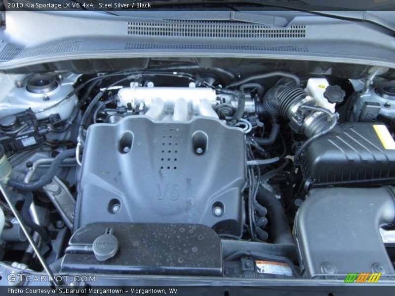 Steel Silver / Black 2010 Kia Sportage LX V6 4x4