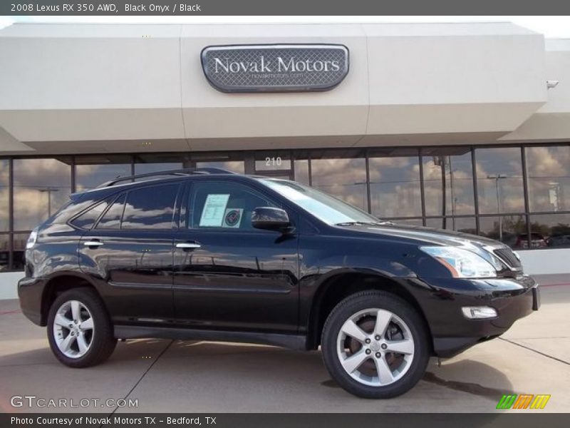 Black Onyx / Black 2008 Lexus RX 350 AWD