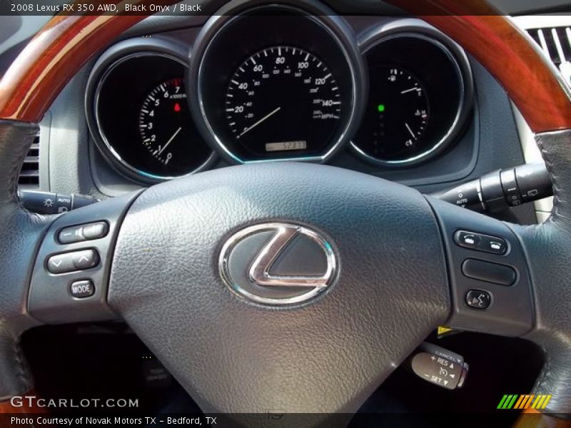 Black Onyx / Black 2008 Lexus RX 350 AWD