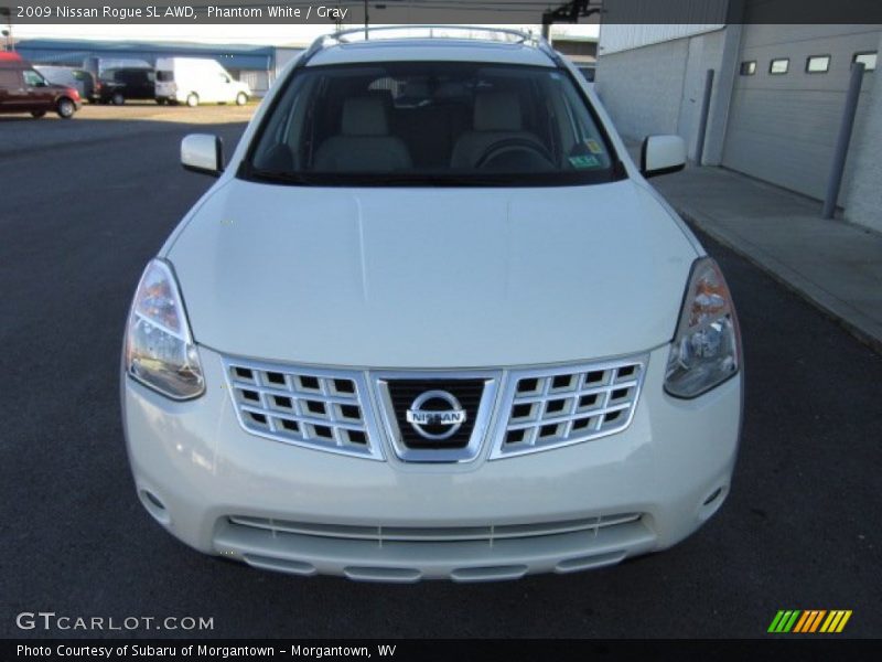 Phantom White / Gray 2009 Nissan Rogue SL AWD