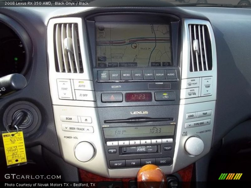 Black Onyx / Black 2008 Lexus RX 350 AWD