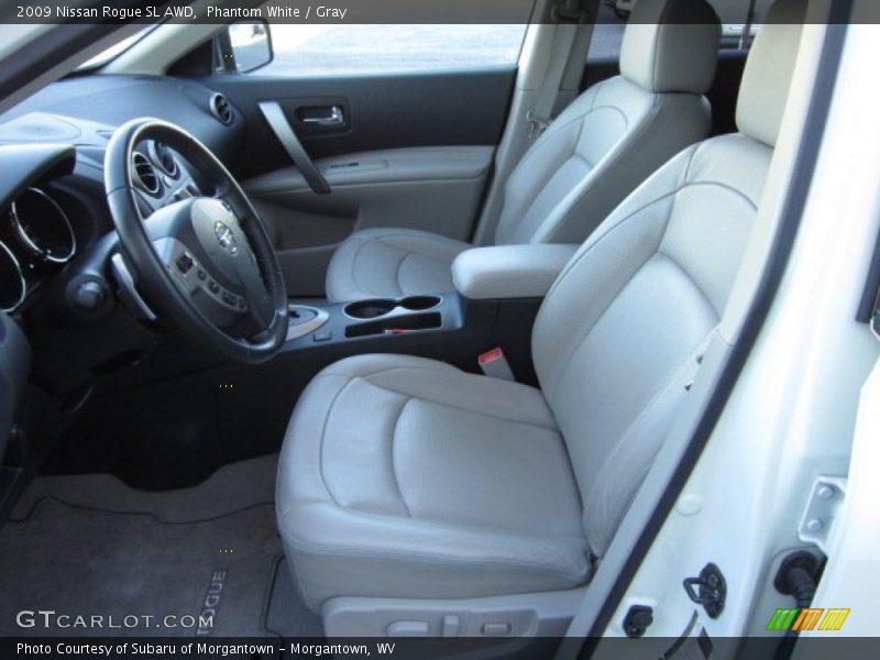 Phantom White / Gray 2009 Nissan Rogue SL AWD