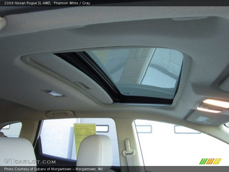 Phantom White / Gray 2009 Nissan Rogue SL AWD