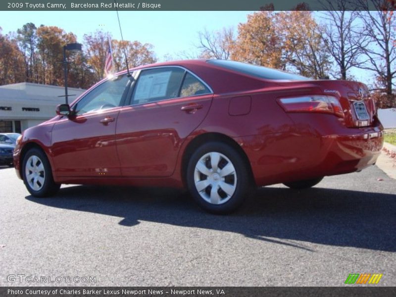 Barcelona Red Metallic / Bisque 2009 Toyota Camry