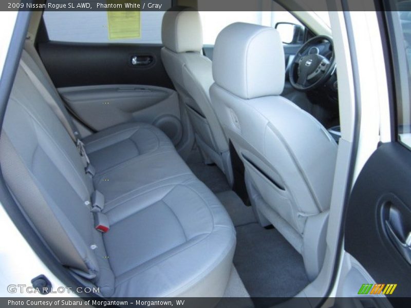 Phantom White / Gray 2009 Nissan Rogue SL AWD
