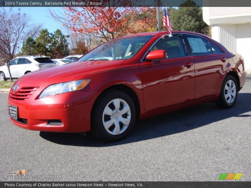 Barcelona Red Metallic / Bisque 2009 Toyota Camry