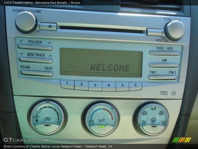 Barcelona Red Metallic / Bisque 2009 Toyota Camry