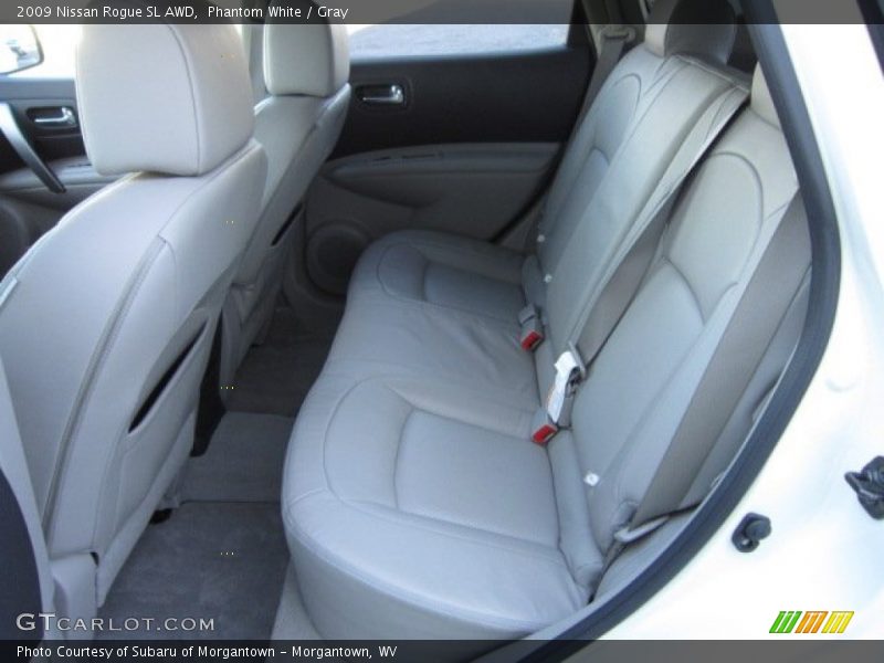 Phantom White / Gray 2009 Nissan Rogue SL AWD