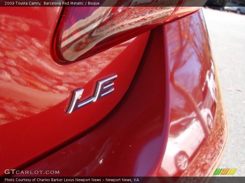 Barcelona Red Metallic / Bisque 2009 Toyota Camry