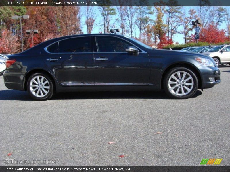 Smoky Granite Mica / Black 2010 Lexus LS 460 L AWD