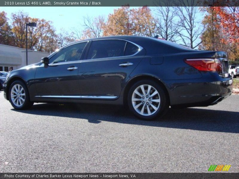 Smoky Granite Mica / Black 2010 Lexus LS 460 L AWD