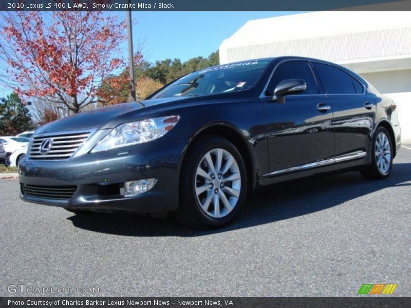 Smoky Granite Mica / Black 2010 Lexus LS 460 L AWD