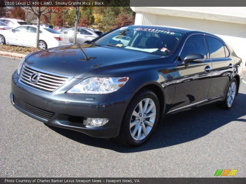 Smoky Granite Mica / Black 2010 Lexus LS 460 L AWD