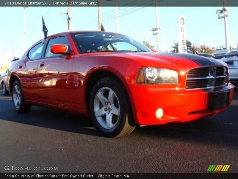 TorRed / Dark Slate Gray 2010 Dodge Charger SXT