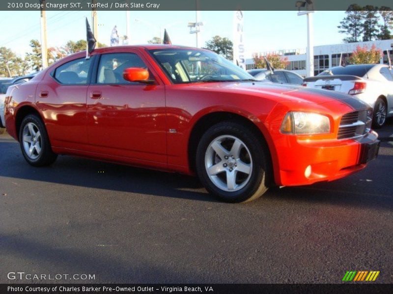 TorRed / Dark Slate Gray 2010 Dodge Charger SXT