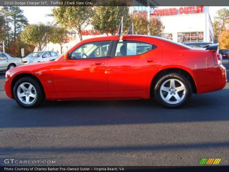 TorRed / Dark Slate Gray 2010 Dodge Charger SXT