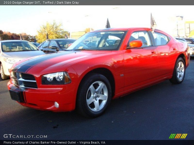 TorRed / Dark Slate Gray 2010 Dodge Charger SXT