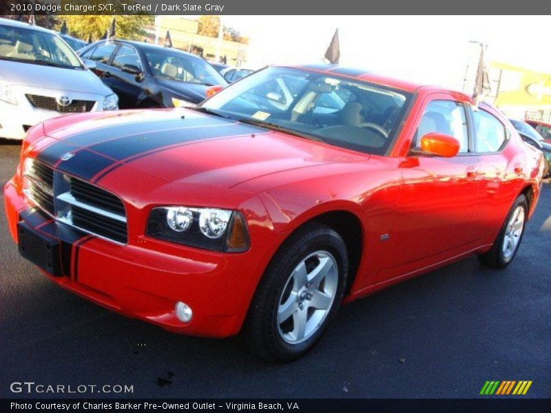 TorRed / Dark Slate Gray 2010 Dodge Charger SXT