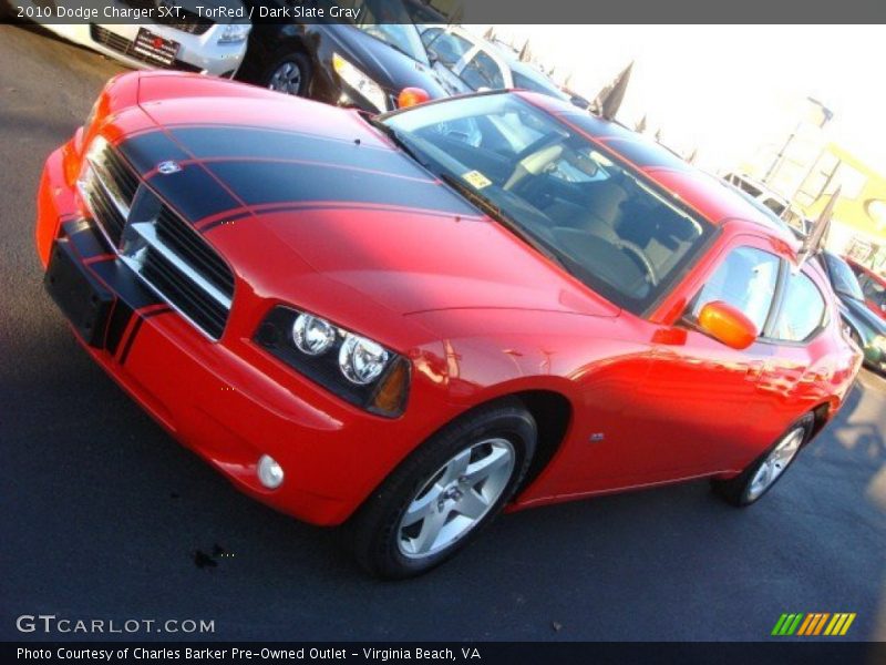 TorRed / Dark Slate Gray 2010 Dodge Charger SXT