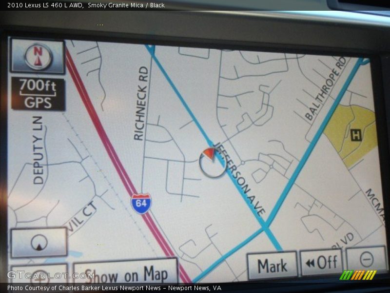 Navigation of 2010 LS 460 L AWD