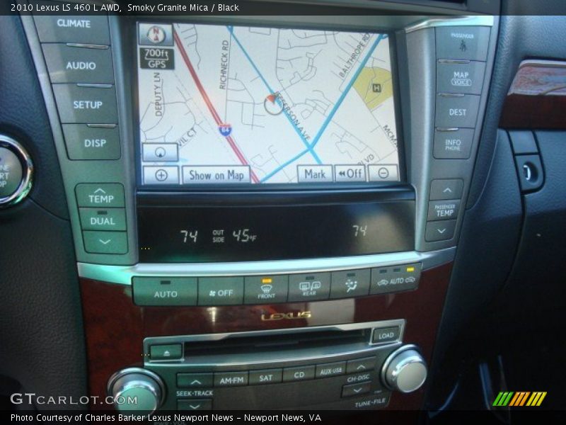 Smoky Granite Mica / Black 2010 Lexus LS 460 L AWD