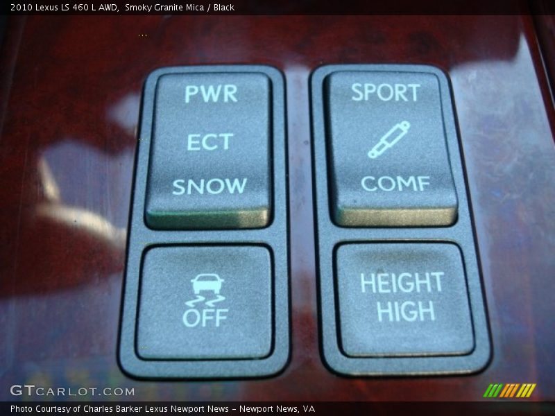 Controls of 2010 LS 460 L AWD