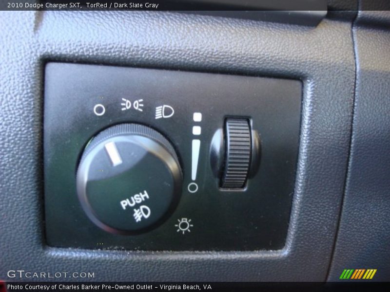 TorRed / Dark Slate Gray 2010 Dodge Charger SXT