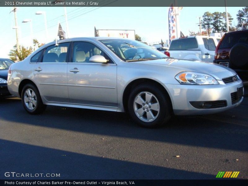 Silver Ice Metallic / Gray 2011 Chevrolet Impala LT