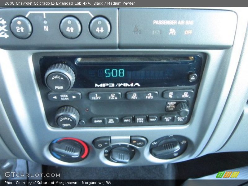 Black / Medium Pewter 2008 Chevrolet Colorado LS Extended Cab 4x4