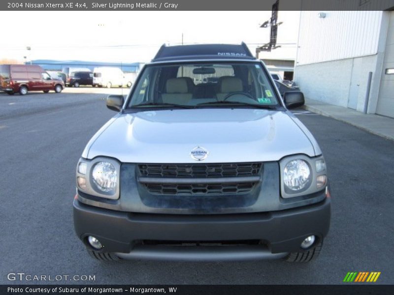 Silver Lightning Metallic / Gray 2004 Nissan Xterra XE 4x4
