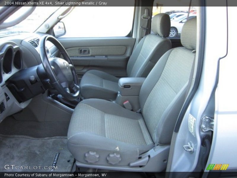 Silver Lightning Metallic / Gray 2004 Nissan Xterra XE 4x4