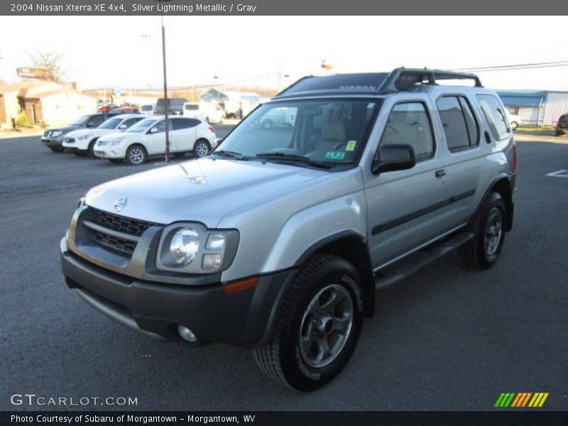 Silver Lightning Metallic / Gray 2004 Nissan Xterra XE 4x4