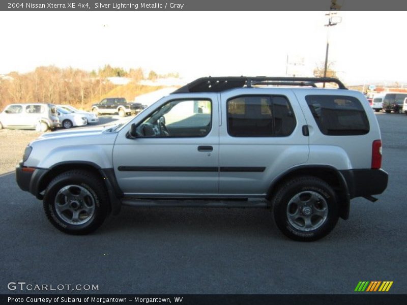 Silver Lightning Metallic / Gray 2004 Nissan Xterra XE 4x4