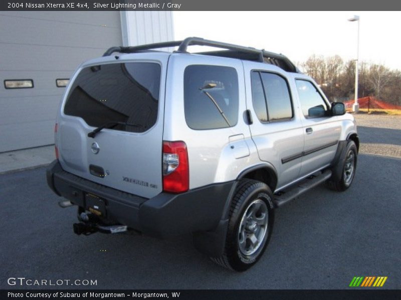 Silver Lightning Metallic / Gray 2004 Nissan Xterra XE 4x4