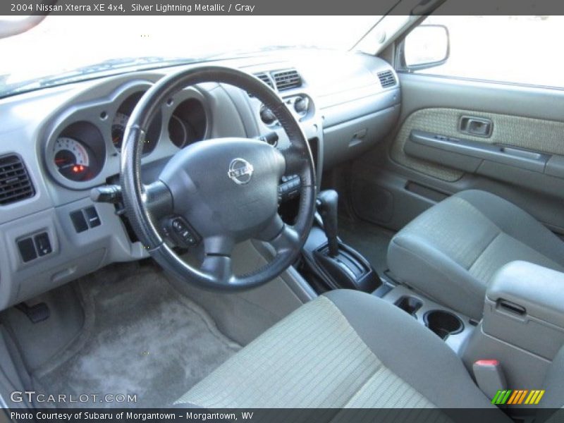 Silver Lightning Metallic / Gray 2004 Nissan Xterra XE 4x4