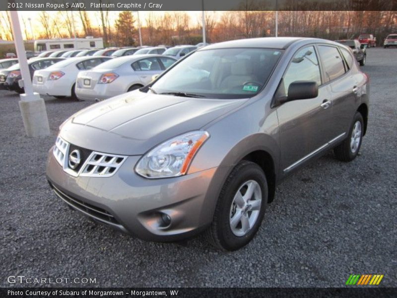 Platinum Graphite / Gray 2012 Nissan Rogue S AWD