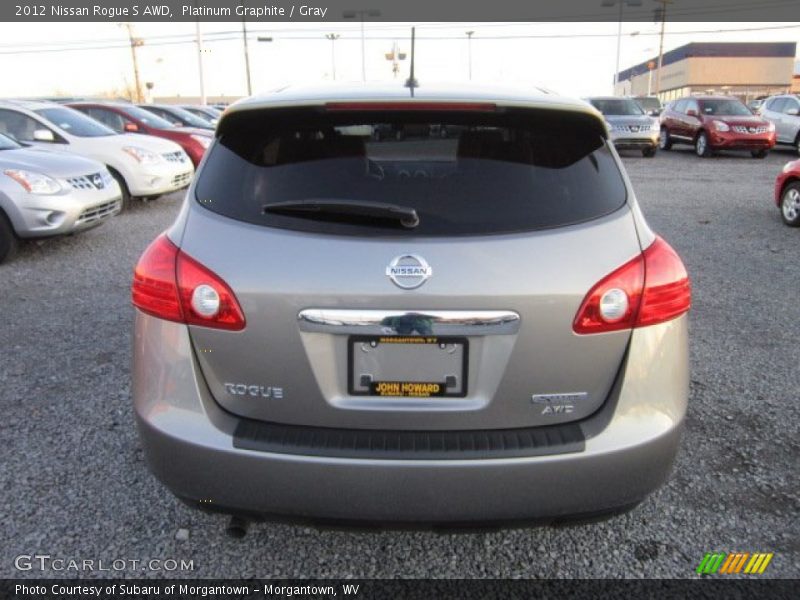 Platinum Graphite / Gray 2012 Nissan Rogue S AWD