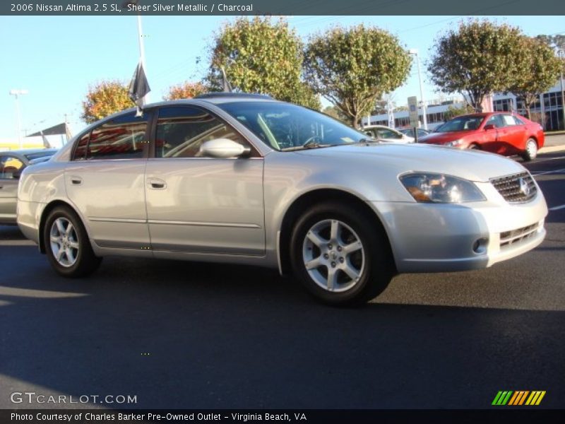 Sheer Silver Metallic / Charcoal 2006 Nissan Altima 2.5 SL