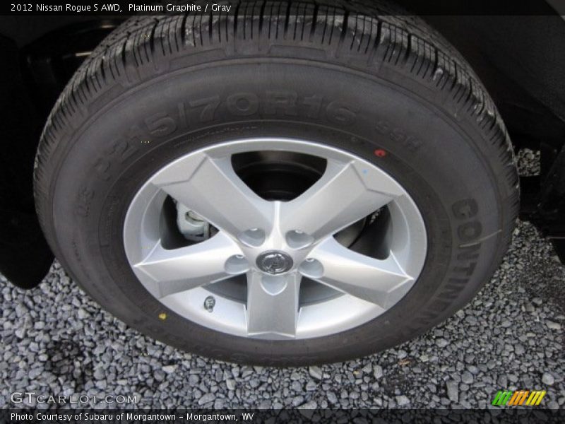 Platinum Graphite / Gray 2012 Nissan Rogue S AWD