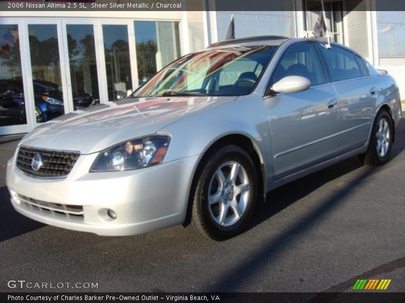 Sheer Silver Metallic / Charcoal 2006 Nissan Altima 2.5 SL