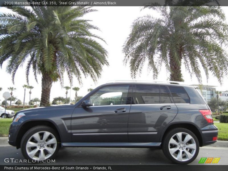 Steel Grey Metallic / Almond/Black 2010 Mercedes-Benz GLK 350