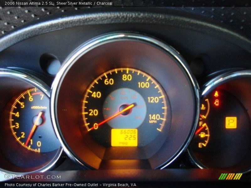 Sheer Silver Metallic / Charcoal 2006 Nissan Altima 2.5 SL
