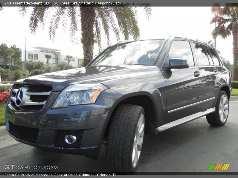 Steel Grey Metallic / Almond/Black 2010 Mercedes-Benz GLK 350