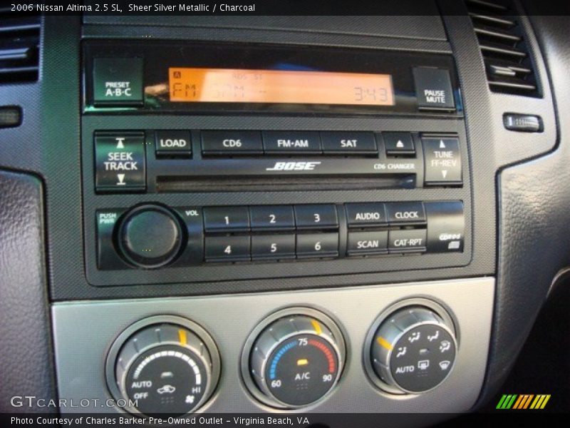 Sheer Silver Metallic / Charcoal 2006 Nissan Altima 2.5 SL