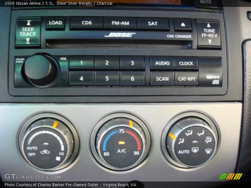 Sheer Silver Metallic / Charcoal 2006 Nissan Altima 2.5 SL