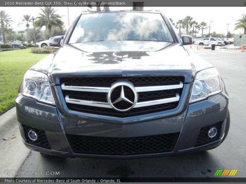 Steel Grey Metallic / Almond/Black 2010 Mercedes-Benz GLK 350