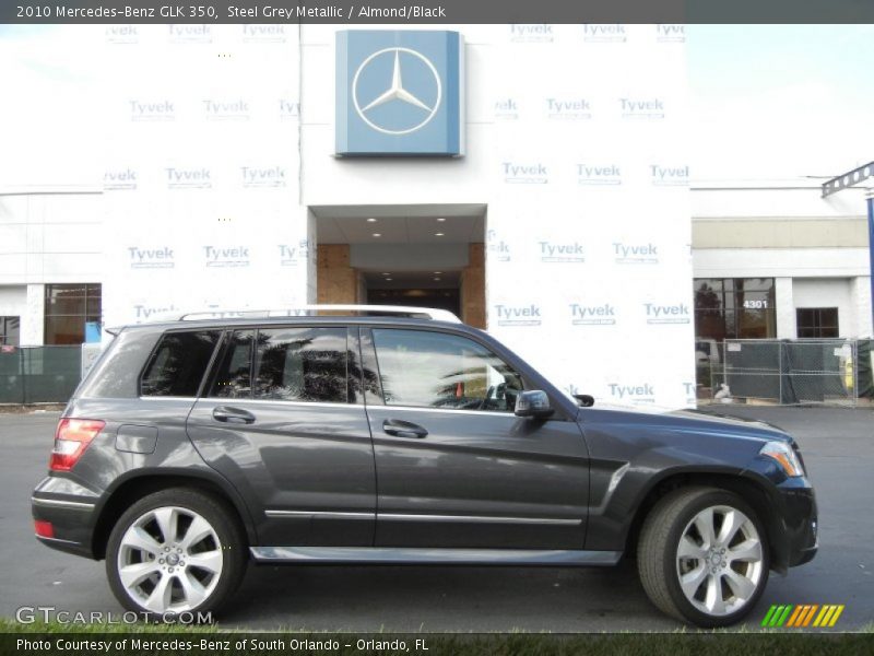 Steel Grey Metallic / Almond/Black 2010 Mercedes-Benz GLK 350