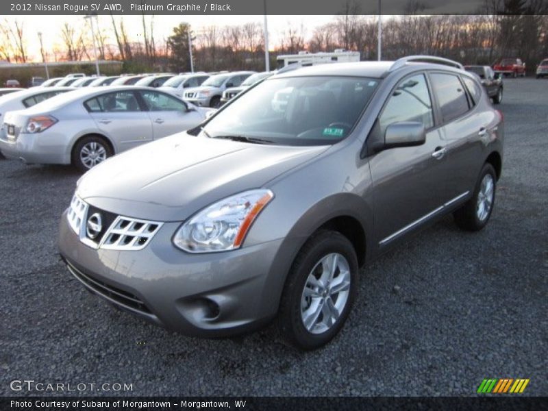 Platinum Graphite / Black 2012 Nissan Rogue SV AWD