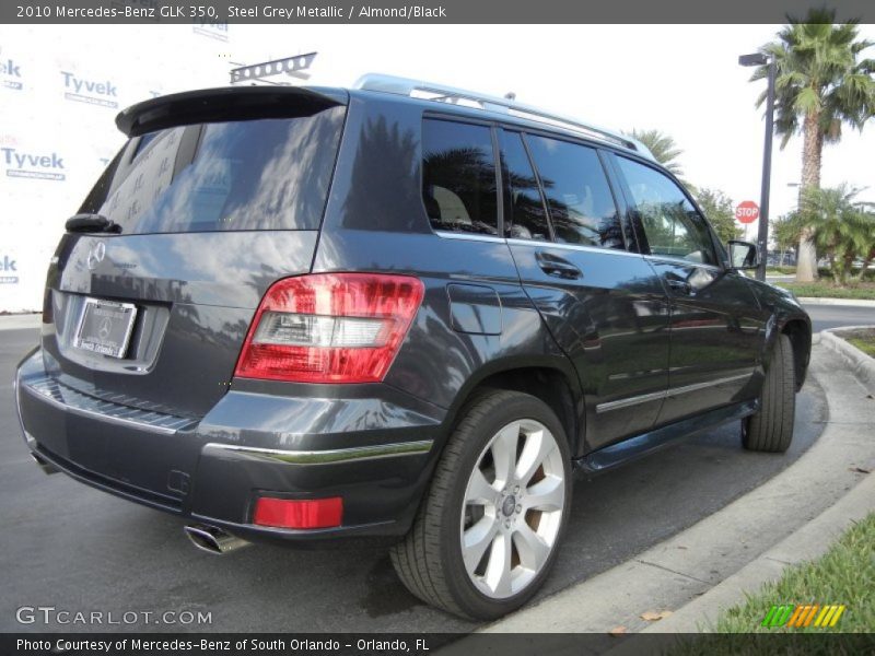 Steel Grey Metallic / Almond/Black 2010 Mercedes-Benz GLK 350